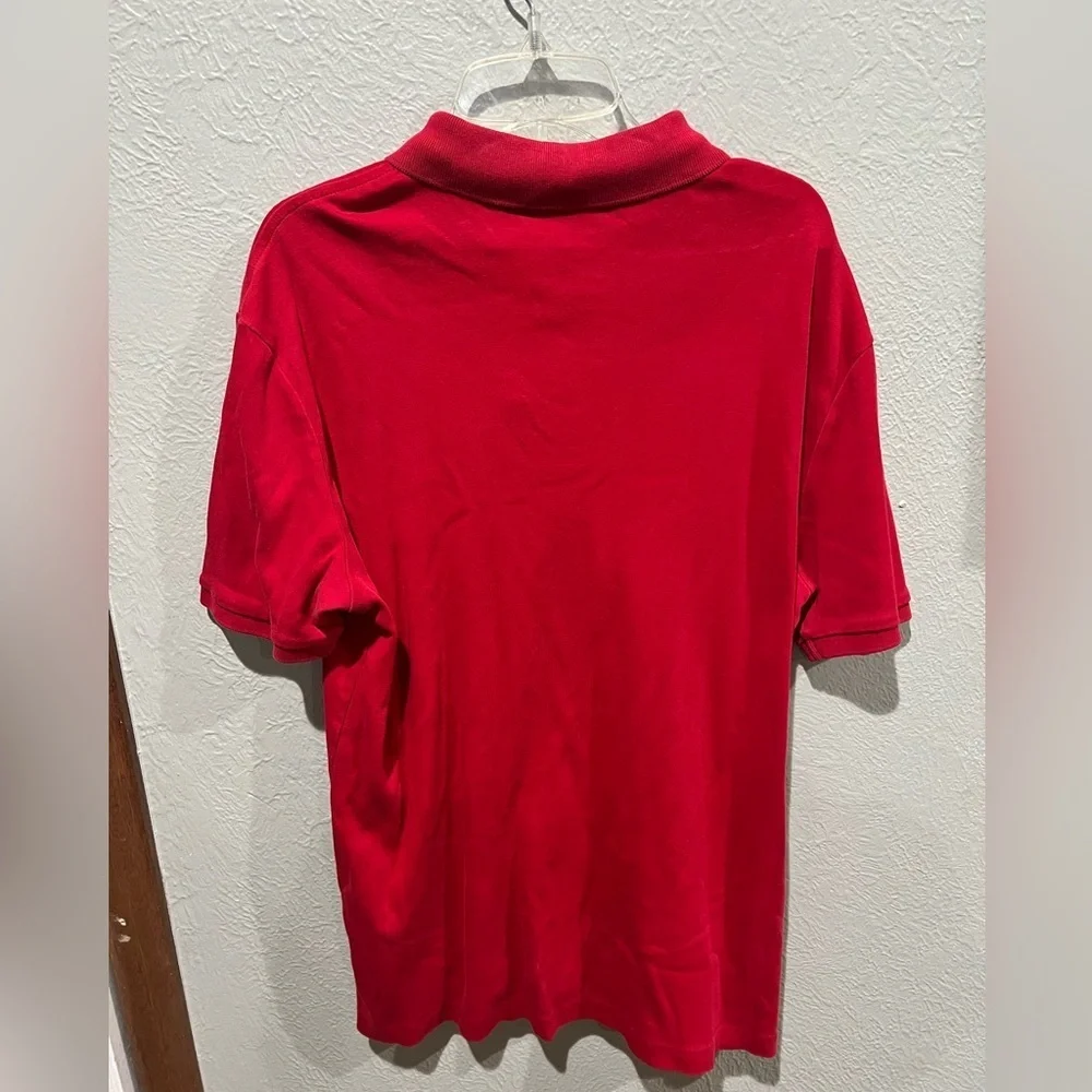 Ralph Lauren Classic Red Polo Shirt Navy Pony Size Small Cotton